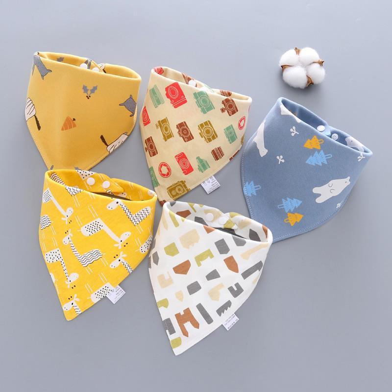 Baby saliva towel Baby triangle scarf