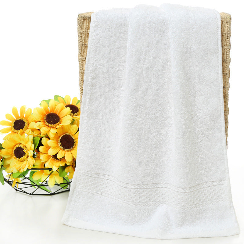 Pure cotton plain towel bath towel