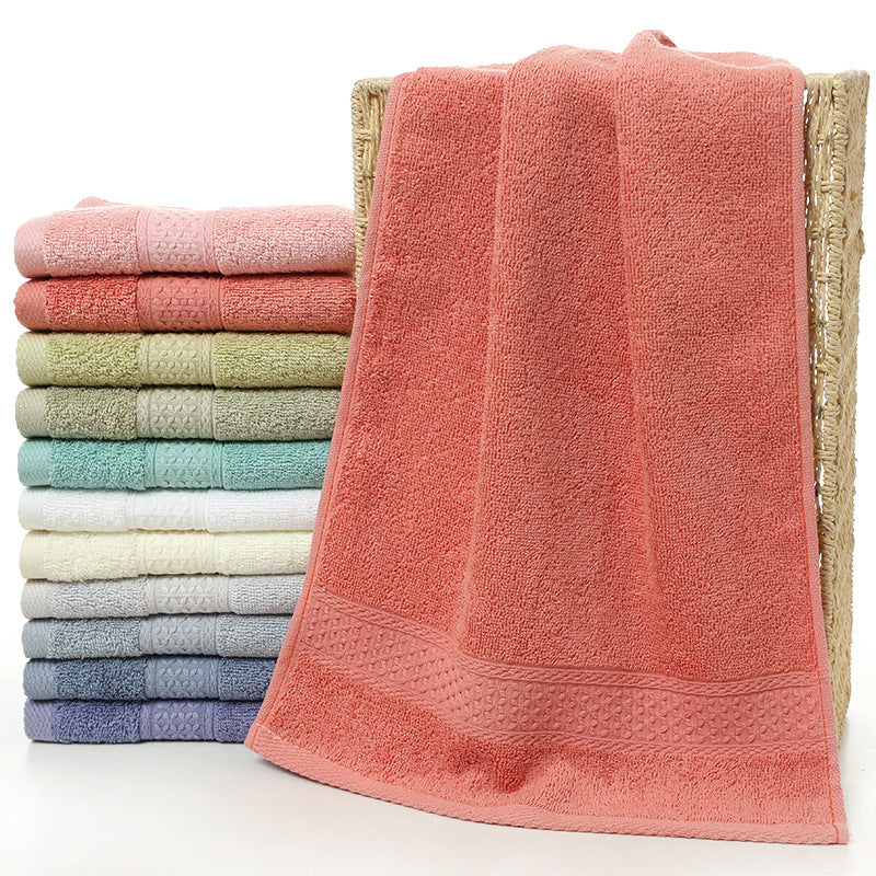 Pure cotton plain towel bath towel