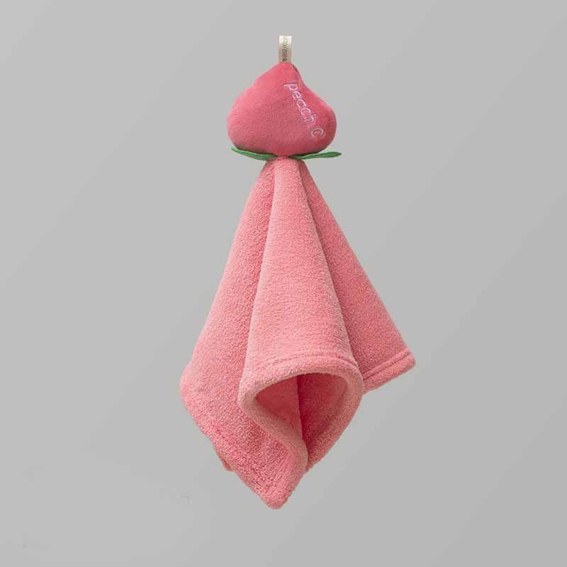 Fruit Cartoon Shape Coral Fleece Hand Towel