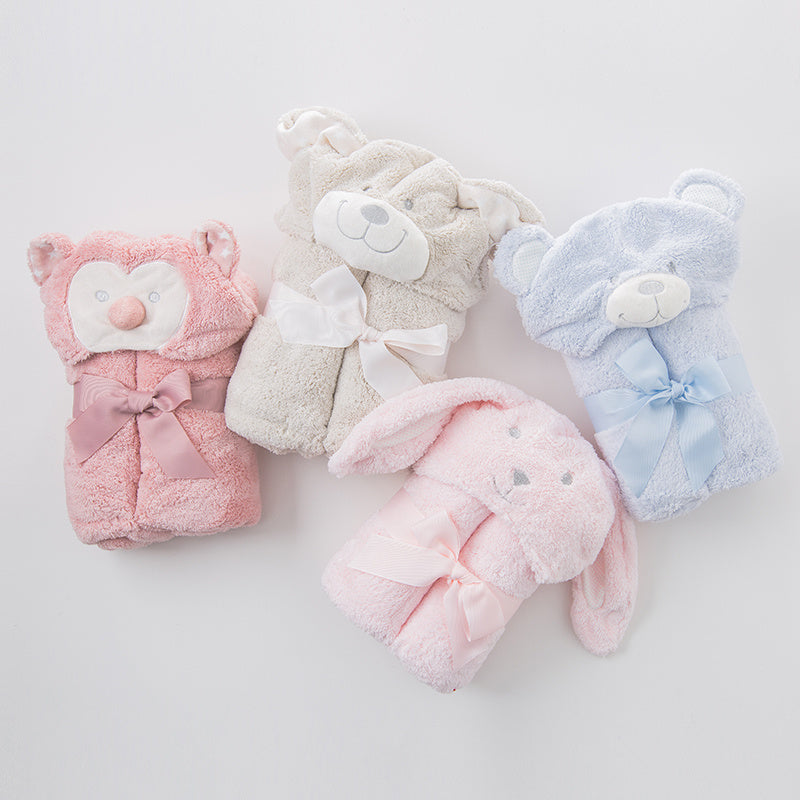 Baby hooded bath towel