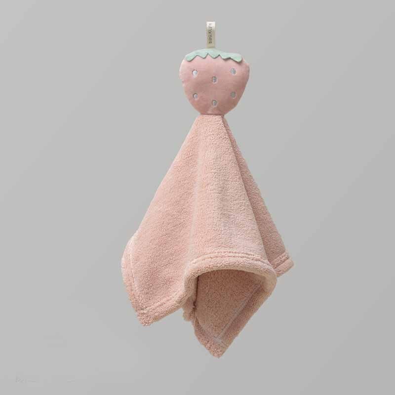 Fruit Cartoon Shape Coral Fleece Hand Towel