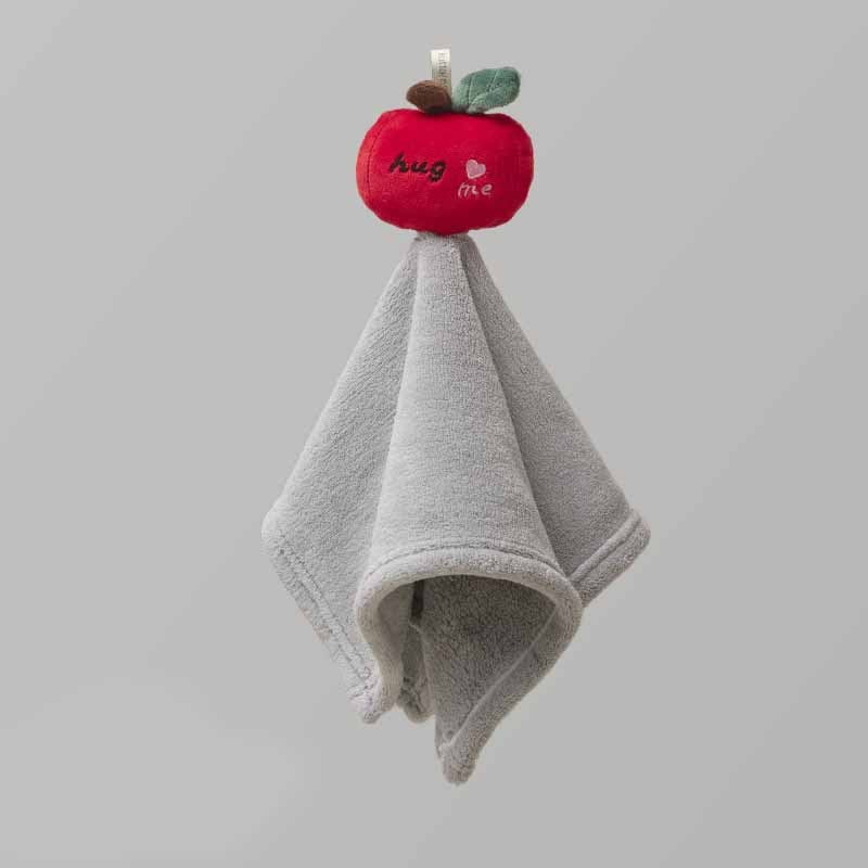 Fruit Cartoon Shape Coral Fleece Hand Towel