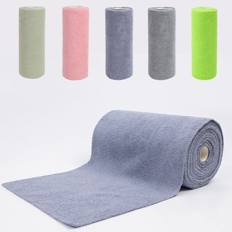 Kitchen Dish Towel Towel Roll Car Towel Hand-tearing Roll Rag