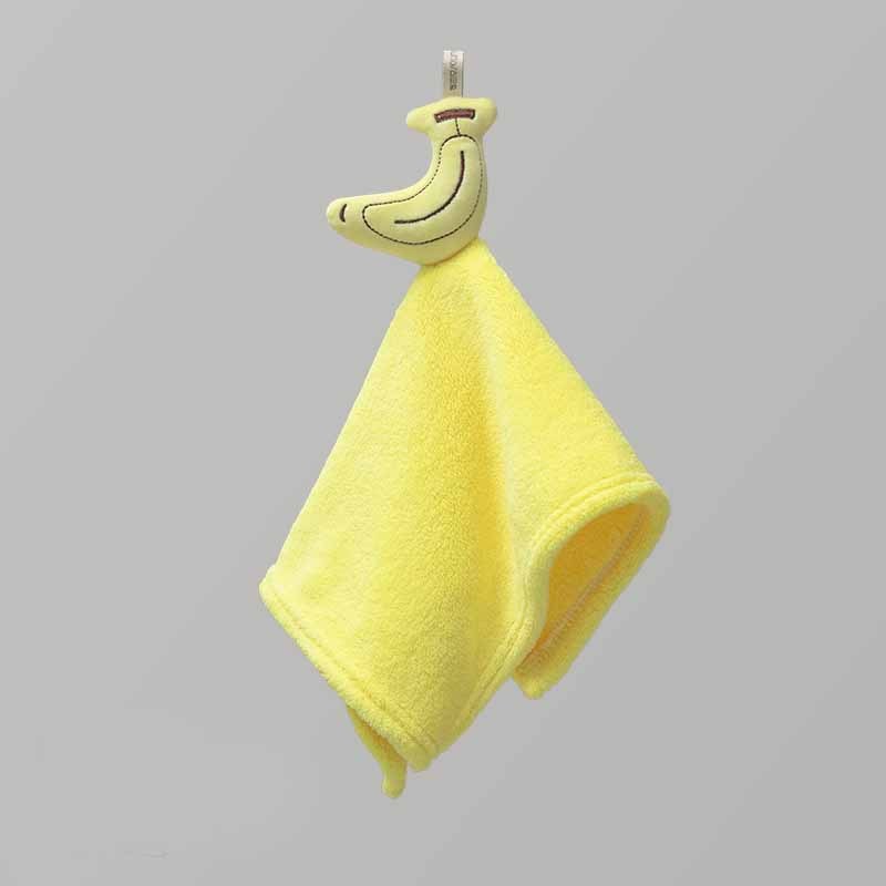 Fruit Cartoon Shape Coral Fleece Hand Towel